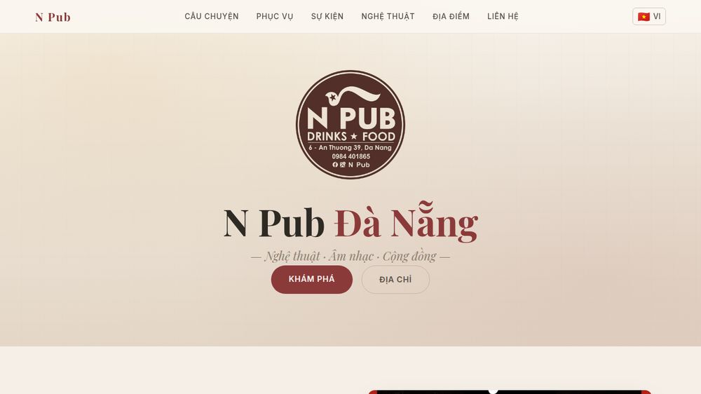 N Pub — homepage