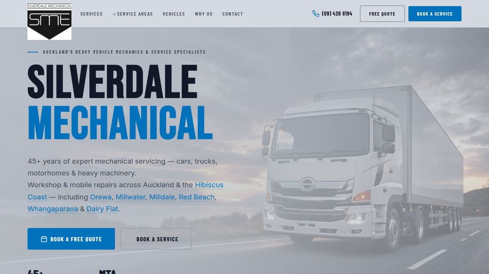 Silverdale Mechanical — homepage